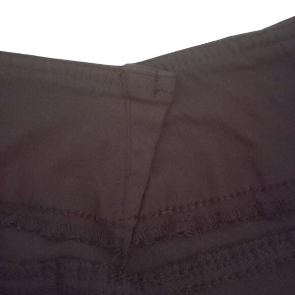 Ruby Rd. Womens 14P Solid Dark Brown Pull On Millennium Ankle Pants - Picture 5 of 5